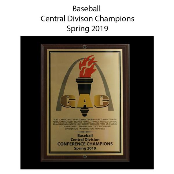 2019 Baseball Central Division Champions Spring 